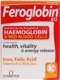 Vitabiotics Feroglobin B12 Slow Release Capsules 30