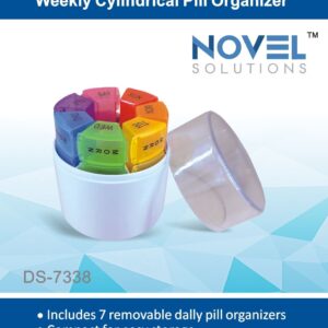 Weekly 7 Day Pill Organiser Travel Medicine Holder