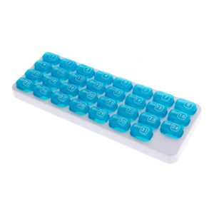 31 Day Monthly Pill Storage Organiser