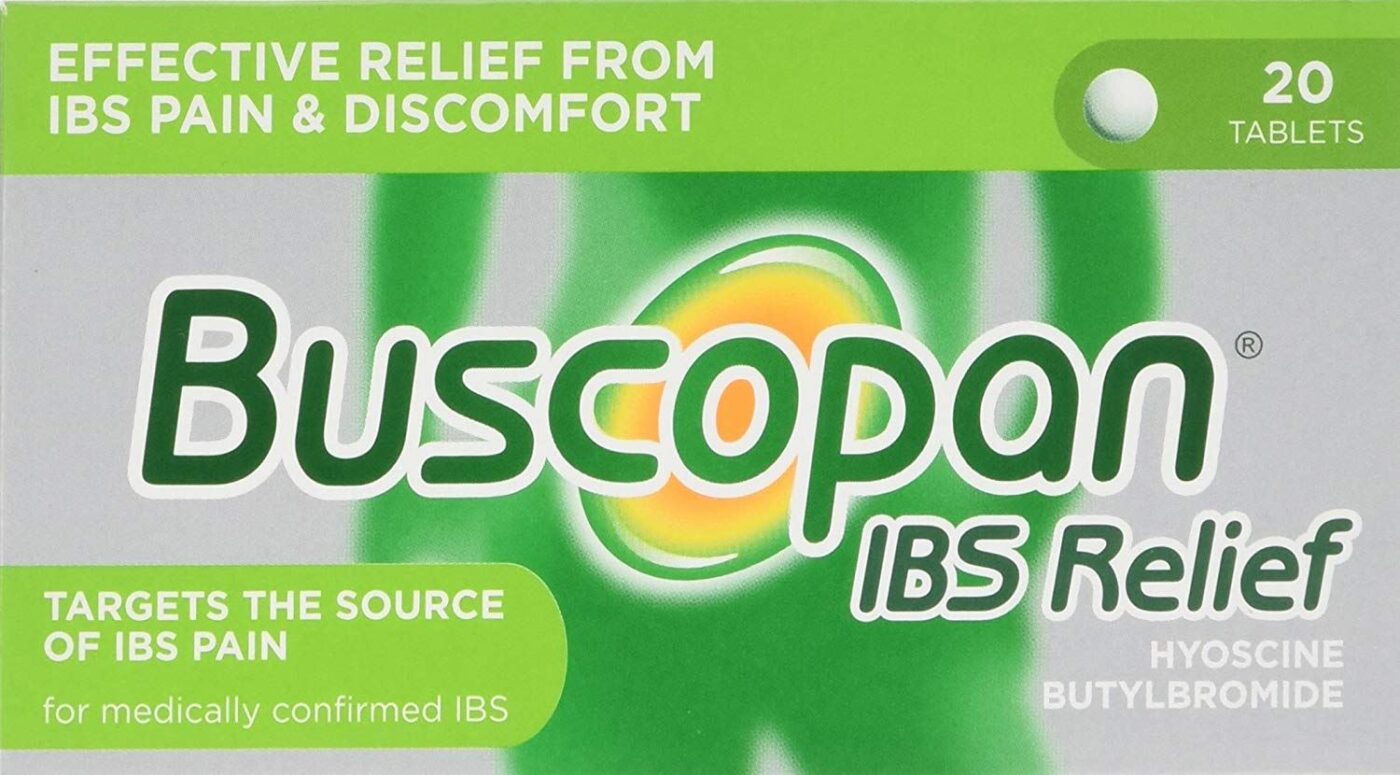 Buscopan IBS Relief Hyoscine Butylbromide 20 Tablets Simply Vitality