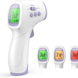 No Touch Infrared Forehead Thermometer (Purple)