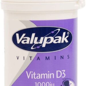 Valupak Vitamin D3 Tablets - Pack of 60 Tablets