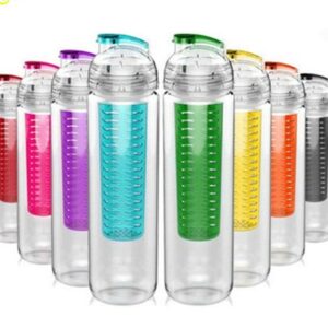 800ML Fruit Fuzer  Infuser Water Bottle Sports Juice Maker Assorted Colour