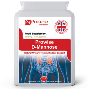 D-Mannose Prowise 500mg 90 Capsules by Prowise Healthcare