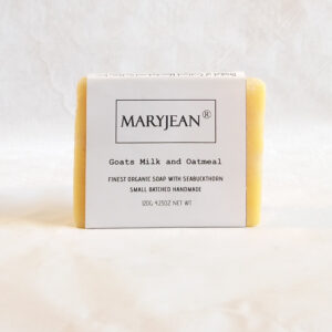 Organic Scottish Exfoliating Body Scrub Soap Handmade With Sea Buckthorn 120G