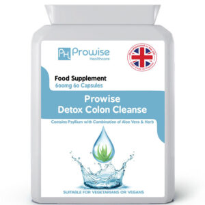 Detox Colon Cleanse 600mg 60 Capsules by Prowise Healthcare