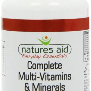Natures Aid Complete Multi Vitamins and Minerals Tablets - Pack of 90 Tablets