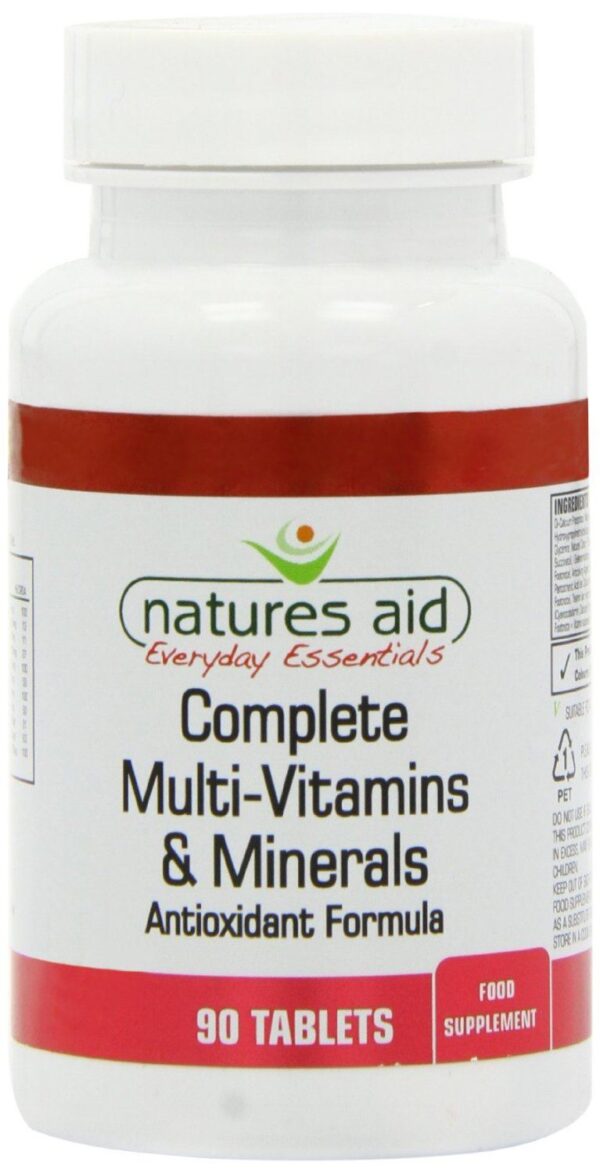Natures Aid Complete Multi Vitamins and Minerals Tablets Pack of 90