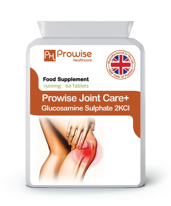 Joint Care Glucosamine Sulphate 2KCl 1500mg 60 Tablets by Prowise
