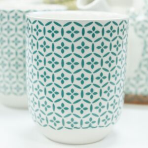 Herbal Teapot Set - Green Mosaic - Image 4