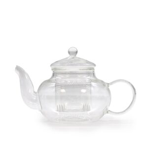 Alternative view of Glass Infuser Teapot - Round Pearl - 400ml