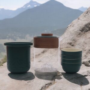 Travel Mountain Teapot Set - Four Friends - Travel Pack - Image 4