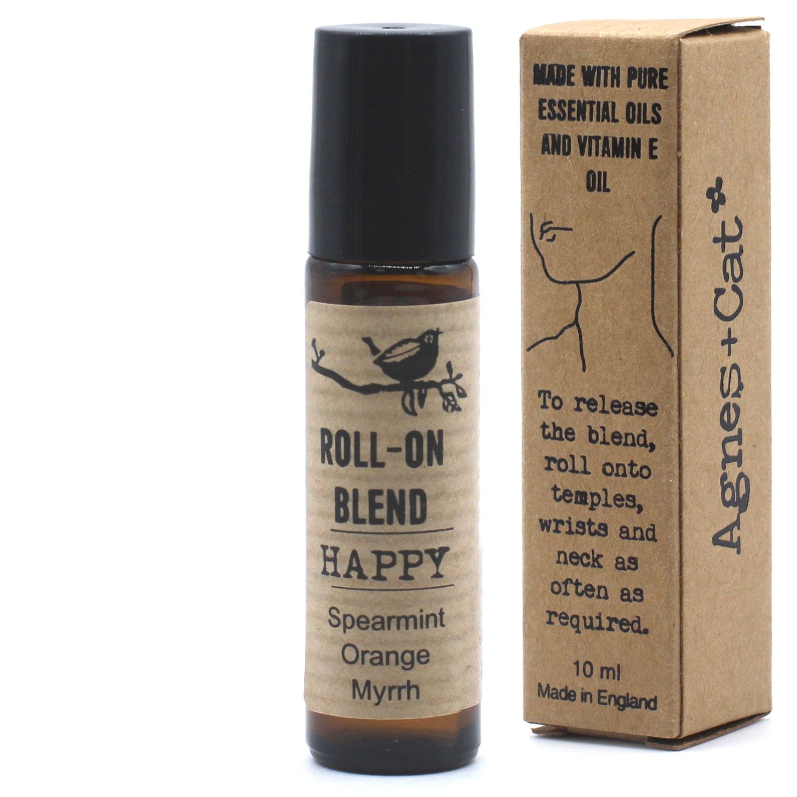 Agnes + Cat Roll On Essential Oil Blend - HAPPY - Image 3